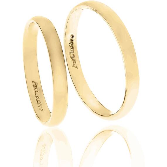 FACADORO Wedding Ring Classic Gold K14 WR-45G