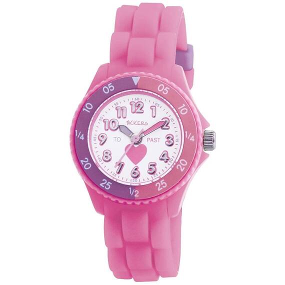 TIKKERS Girls Pink Strap Time Teacher TK0003