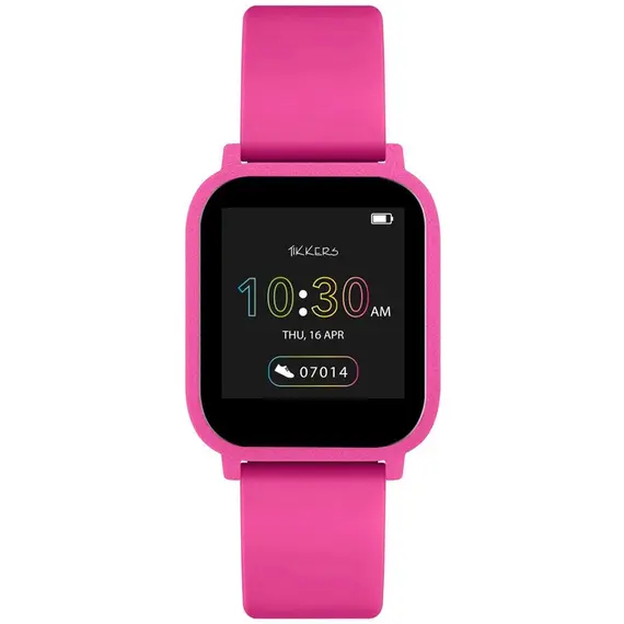 TIKKERS Teen Smartwatch Bright Pink TKS10-0003