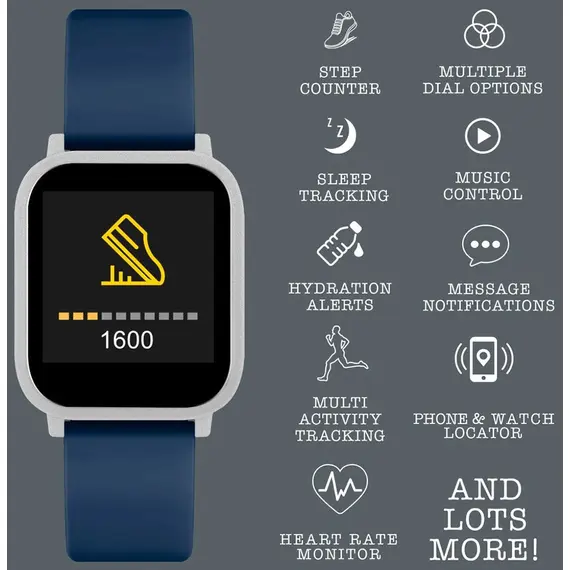 TIKKERS Teen Smartwatch Navy Blue TKS10-0005, image 2