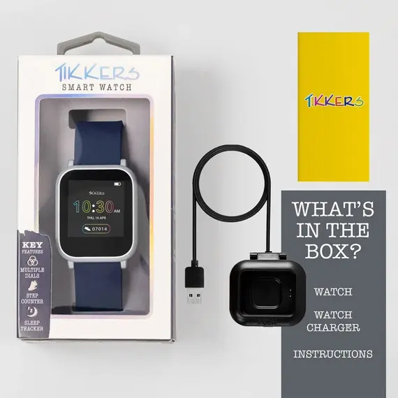 TIKKERS Teen Smartwatch Navy Blue TKS10-0005, image 3