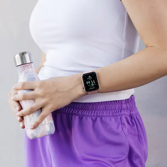 REFLEX ACTIVE Series 13 Smartwatch Pink Silicon Strap RA13-2138, image 3