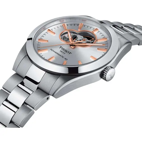 TISSOT Gentleman Powermatic 80 Open Heart T1274071103101, image 4