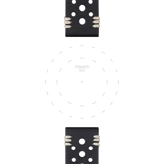 TISSOT Genuine Leather Strap 22/22 T852046810, image 2