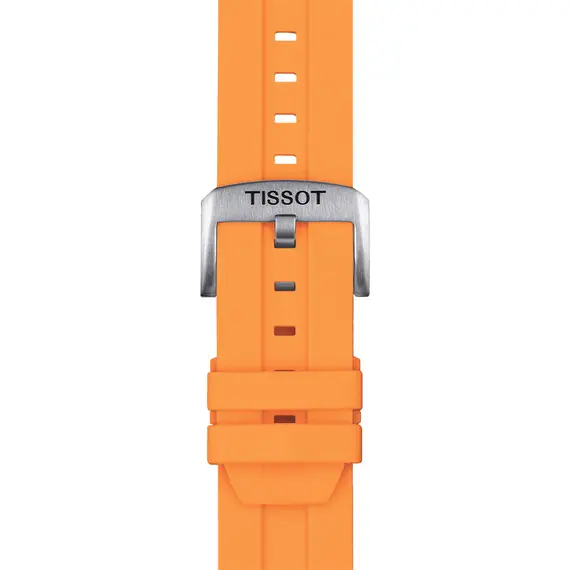 TISSOT Αυθεντικό Πορτοκαλί Λουράκι Σιλικόνης 22/22 T852047918