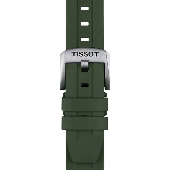 TISSOT Αυθεντικό Χακί Καουτσούκ Λουράκι 20/17 T852049054