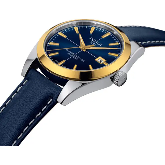 TISSOT Gentleman Powermatic 80 Silicium Solid 18K Gold Bezel T9274074604101, image 3