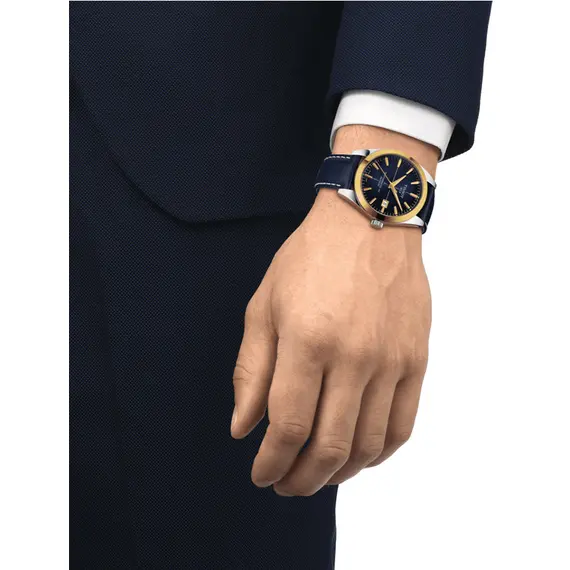 TISSOT Gentleman Powermatic 80 Silicium Solid 18K Gold Bezel T9274074604101, image 7