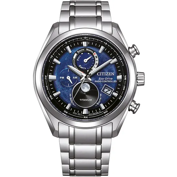 CITIZEN Tsuki-Yomi Eco-Drive Moonphase Titanium BY1010-81L