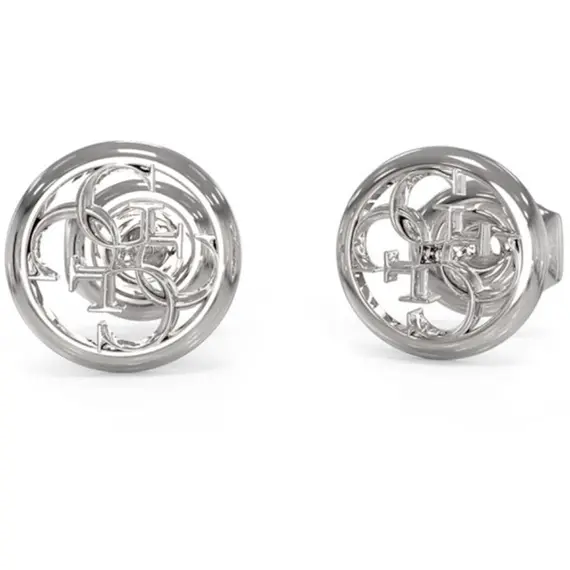 GUESS STEEL Perfect Illusion Ασημένια Σκουλαρίκια JUBE03375JWRHT-U
