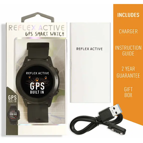 REFLEX ACTIVE Series 18 Black Silicon Strap RA18-2148, image 6
