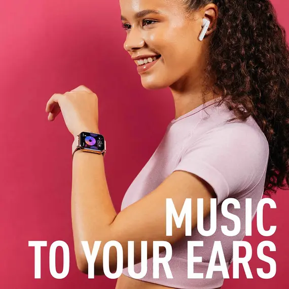 REFLEX ACTIVE Series 23 Wireless Earbuds Pink Silicon Strap RA23-2166-TWS, image 2