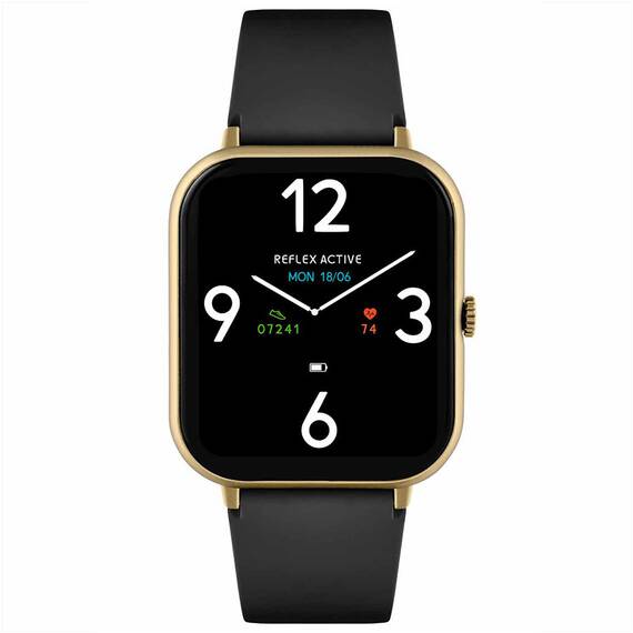 REFLEX ACTIVE Series 23 Black Silicon Strap RA23-2168