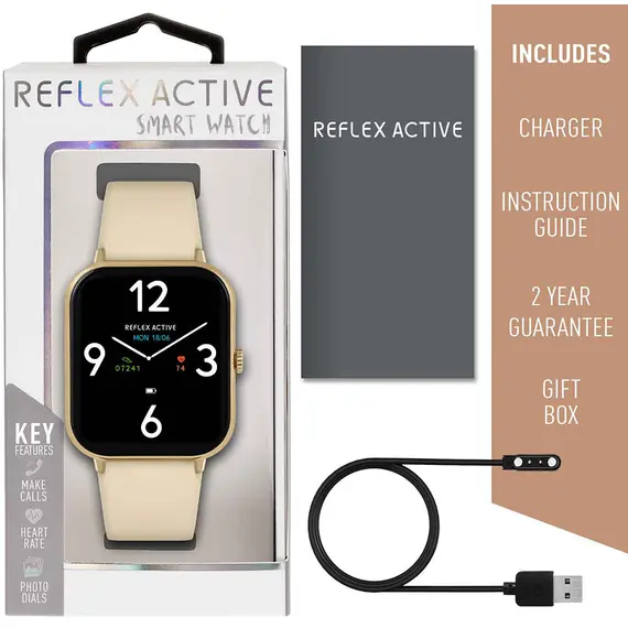 REFLEX ACTIVE Series 23 Beige Silicon Strap RA23-2172, image 5