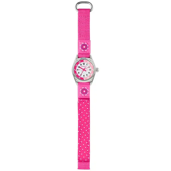 TIKKERS Girls Pink Strap Flower Set TK0119, image 2