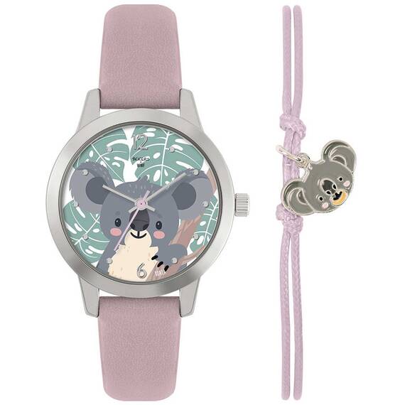 TIKKERS WWF Pink Strap Koala Set Με Βραχιόλι TKWWF001-SET