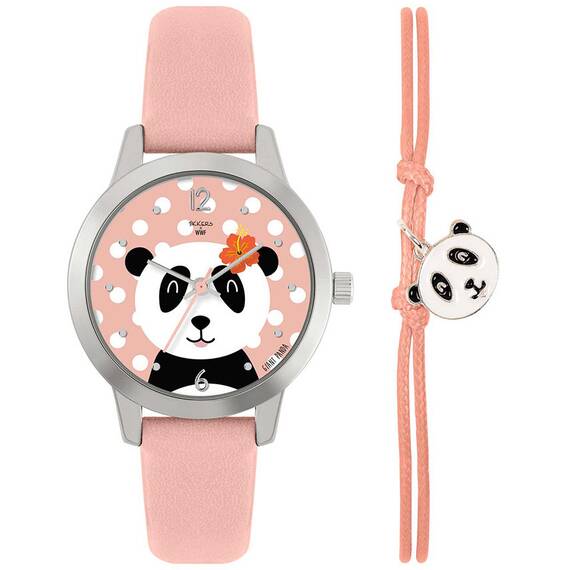 TIKKERS WWF Pink Strap Panda Set TKWWF002-SET