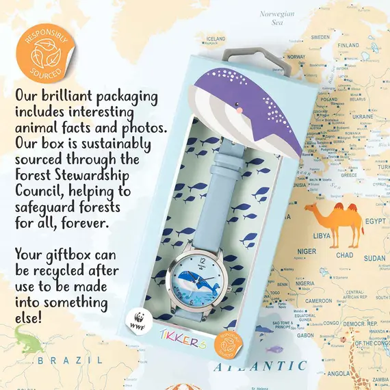 TIKKERS WWF Blue Strap Whale TKWWF009, image 3