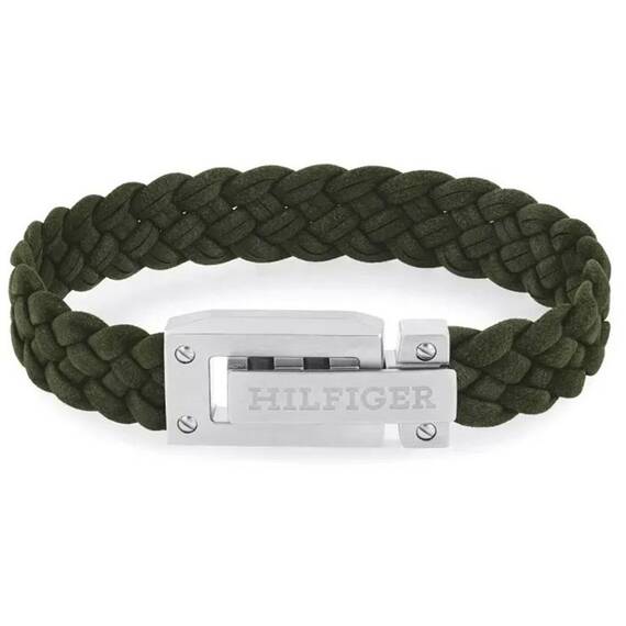 TOMMY HILFIGER Leather Stainless Steel Bracelet 2790518