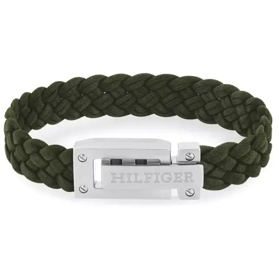 TOMMY HILFIGER Leather Stainless Steel Bracelet 2790518