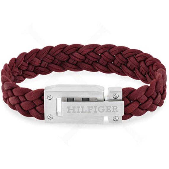 TOMMY HILFIGER Leather Stainless Steel Bracelet 2790519