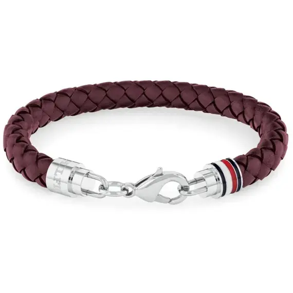 TOMMY HILFIGER Leather Stainless Steel Bracelet 2790547