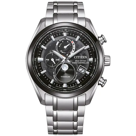 CITIZEN Tsuki-Yomi Eco-Drive Moonphase Titanium BY1018-80E