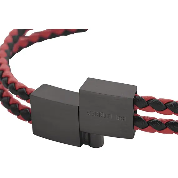 CERRUTI Strings Βραχιόλι Από Δέρμα Και Ανοξείδωτο Ατσάλι 20cm CIAGB0000902, image 3