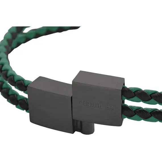 CERRUTI Strings Βραχιόλι Από Δέρμα Και Ανοξείδωτο Ατσάλι 20cm CIAGB0000903, image 3