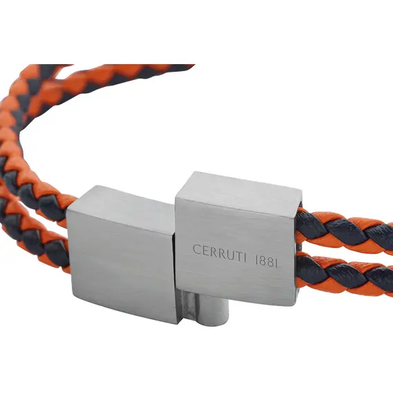 CERRUTI Strings Βραχιόλι Από Δέρμα Και Ανοξείδωτο Ατσάλι 20cm CIAGB0000904, image 2