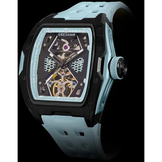 GRESHAM GL Special Edition Black and Light Blue Colourway-Horizon G1-0001-BLUE, image 2