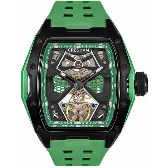 GRESHAM GL Special Edition Black and Green Colourway-Hyperion G1-0001-GRN