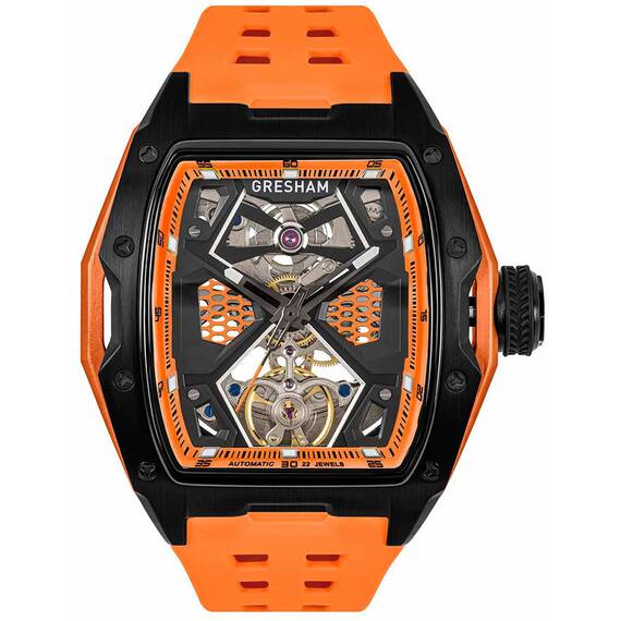 GRESHAM GL Special Edition Black and Orange Colourway-Lava G1-0001-ORN