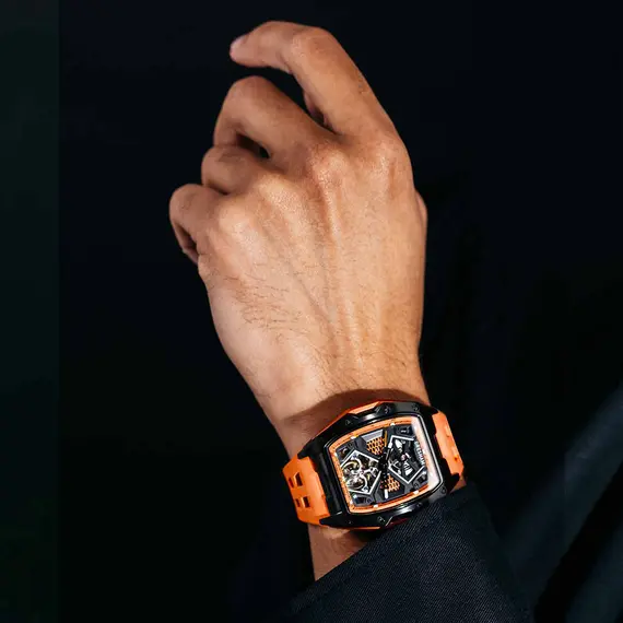 GRESHAM GL Special Edition Black and Orange Colourway-Lava G1-0001-ORN, image 4