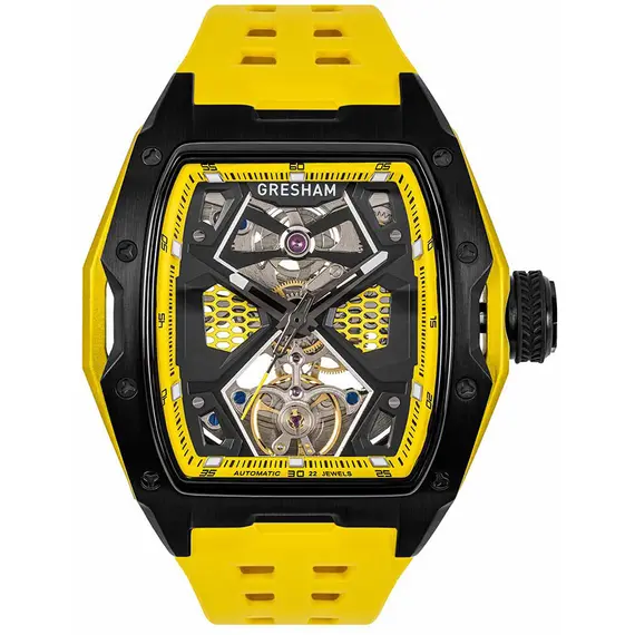 GRESHAM GL Special Edition Black and Yellow Colourway-Aurora G1-0001-YELL