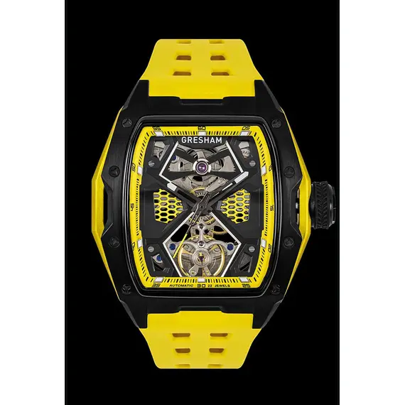 GRESHAM GL Special Edition Black and Yellow Colourway-Aurora G1-0001-YELL, image 2