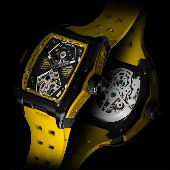 GRESHAM GL Special Edition Black and Yellow Colourway-Aurora G1-0001-YELL, image 6