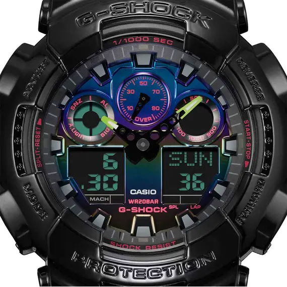 CASIO G-Shock GA-100RGB-1AER, image 3