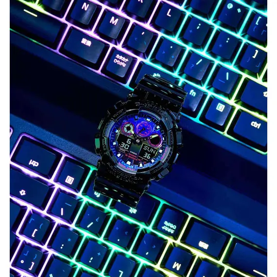 CASIO G-Shock GA-100RGB-1AER, image 8