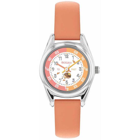 TIKKERS X RSPB Hedgehog Coral Strap TKRSPB07