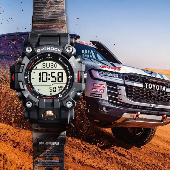 CASIO G-Shock Tough Solar Master Of G-Land MUDMAN Toyota Land Cruiser GW-9500TLC-1ER, image 8