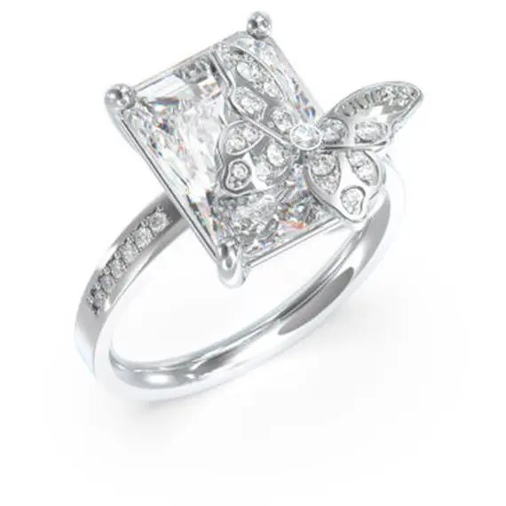 GUESS Steel Ring JUBR04100JWRH