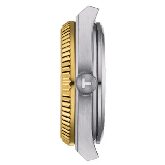 TISSOT PRX 35mm Powermatic 80 18K Gold Bezel T9312074103101, image 2