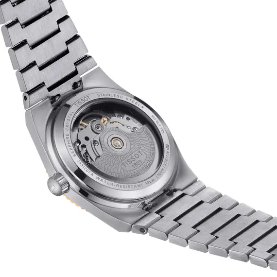 TISSOT PRX 35mm Powermatic 80 18K Gold Bezel T9312074103101, image 4