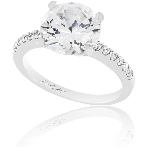 FACADORO White Gold Ring 14K ΔΚΤ-ZAS011Λ