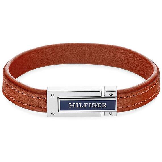 TOMMY HILFIGER Leather Stainless Steel Bracelet 2790560