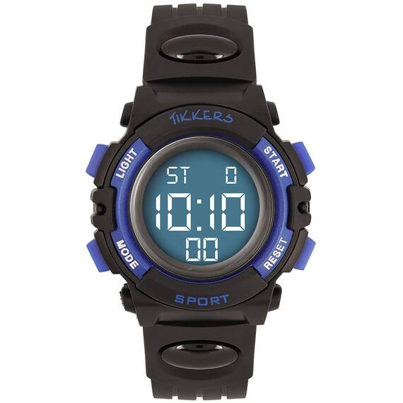 TIKKERS Black And Blue Light Up Digital ATK0212