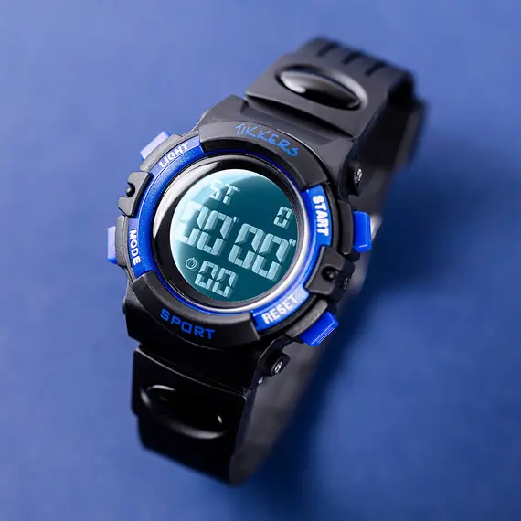 TIKKERS Black And Blue Light Up Digital ATK0212, image 3