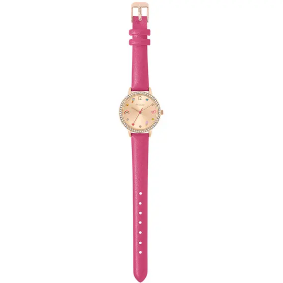 TIKKERS Girls Pink Strap Stone Set ATK1089, image 3