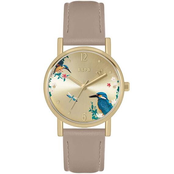 TIKKERS RSPB Beige Leather Strap TKRSPB03